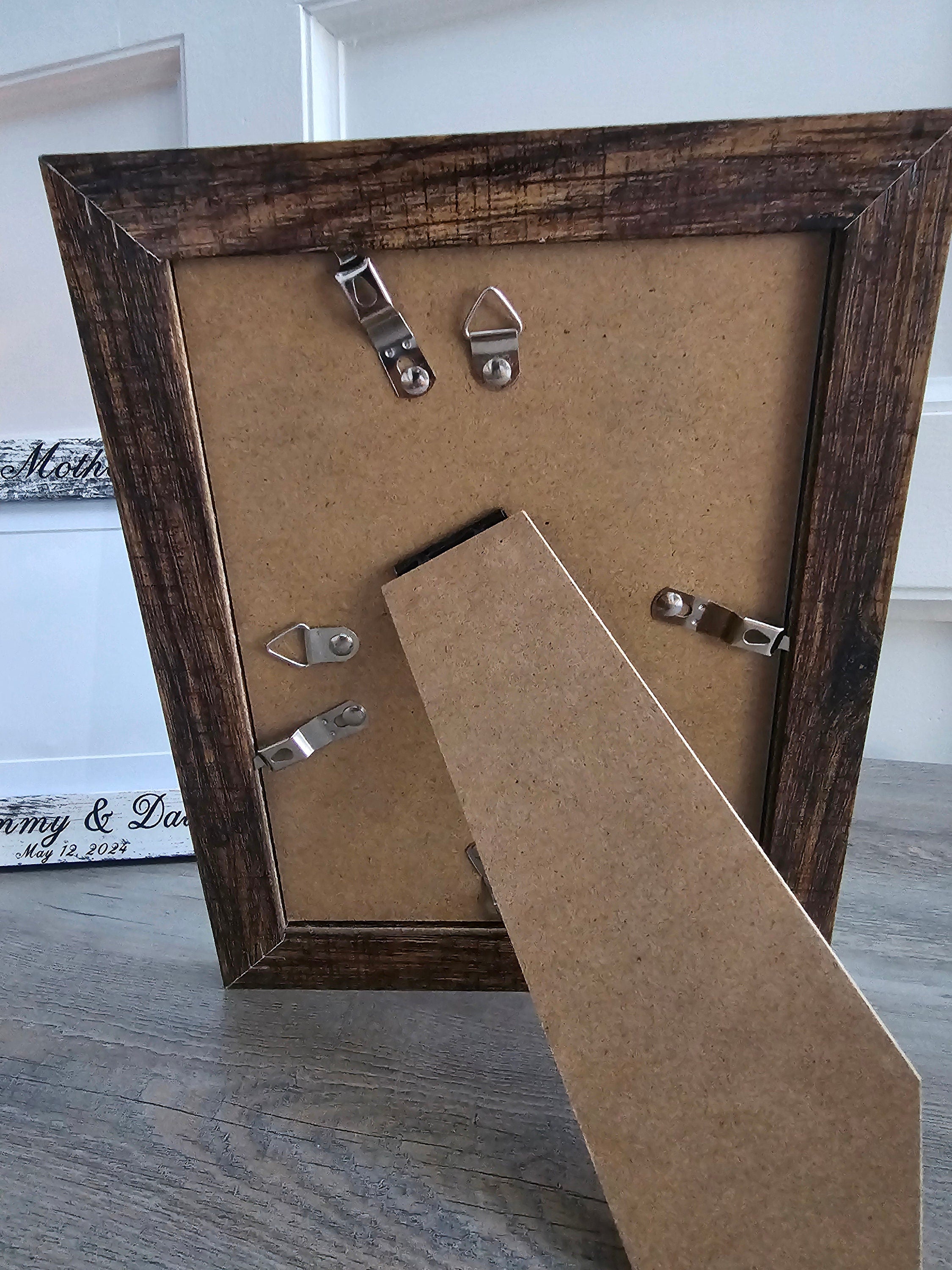 Mother’s Day Custom Wood Picture Frame – Personalized Photo Holder product view