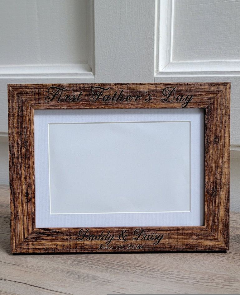Mother’s Day Custom Wood Picture Frame – Personalized Photo Holder product view