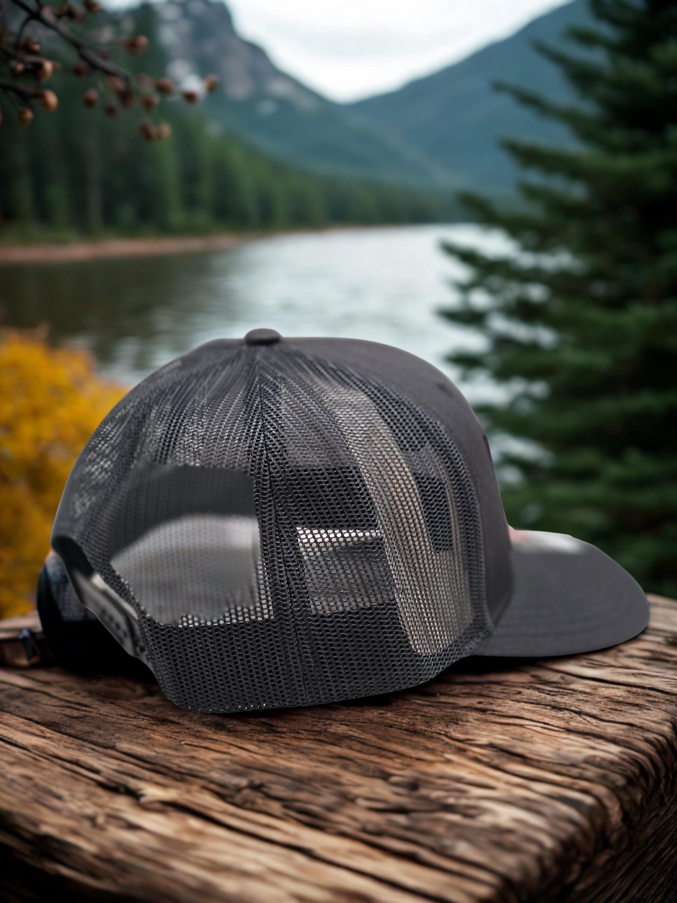 Transmission and Distribution Lineman Hat – Durable Workwear Cap in Black shirt color