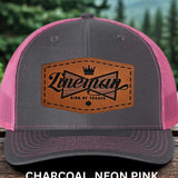 King of Trades Lineman Hat - Patch Hat for Utility Workers
