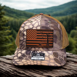 Transmission and Distribution Lineman Hat – Durable Workwear Cap in Camo shirt color