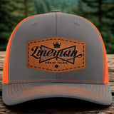 King of Trades Lineman Hat - Patch Hat for Utility Workers
