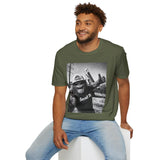 Sasquatch Lineman Shirt - Funny Bigfoot Selfie "Send It" Lineworker Gift Tee