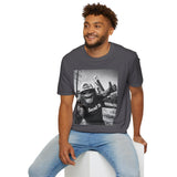 Sasquatch Lineman Shirt - Funny Bigfoot Selfie "Send It" Lineworker Gift Tee