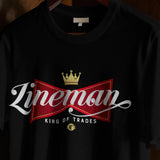 King of Trades Lineman Shirt, Power Lineworker Gift