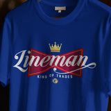 King of Trades Lineman Shirt, Power Lineworker Gift