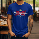 King of Trades Lineman Shirt, Power Lineworker Gift