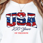 4th of July shirt, America 250 , 1776-2026, USA 250th Anniversary Tee, Semiquincentennial Freedom , Comfort Colors Cotton