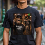 Raccoon Irish Exit Tee, Sasquatch Urban Legend St Pattys Shirt