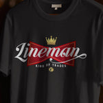 King of Trades Lineman Shirt, Power Lineworker Gift