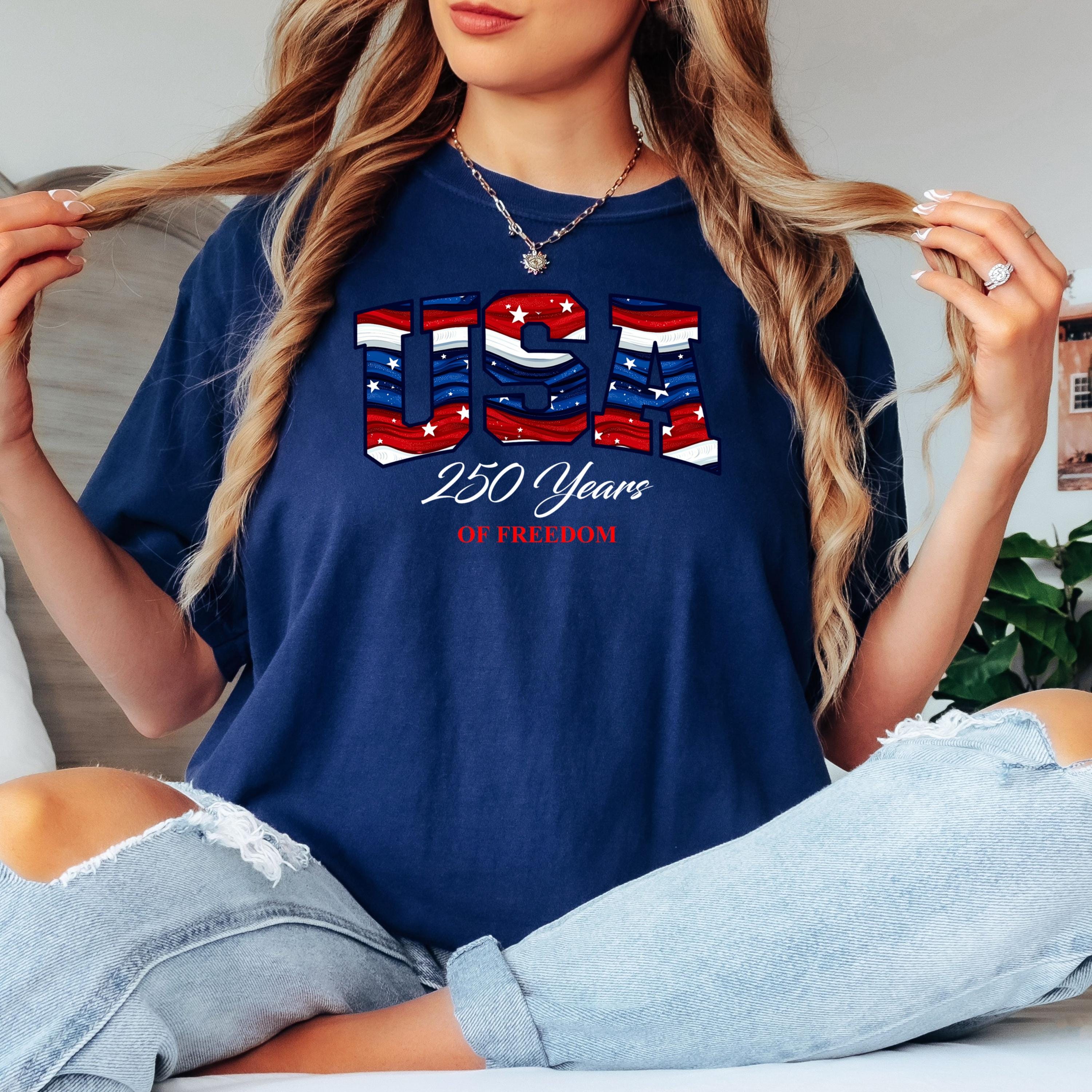 4th of July shirt, America 250 , 1776-2026, USA 250th Anniversary Tee, Semiquincentennial Freedom , Comfort Colors Cotton