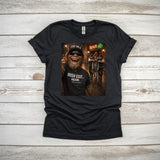 Raccoon Irish Exit Tee, Sasquatch Urban Legend St Pattys Shirt