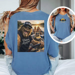Boat Day Shirt Raccoon Bigfoot Tee Comfort Colors Lake Life Shirt