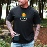 Bigfoot Raccoon Lake Shirt, Comfort Colors Tee, Boat Day Graphic