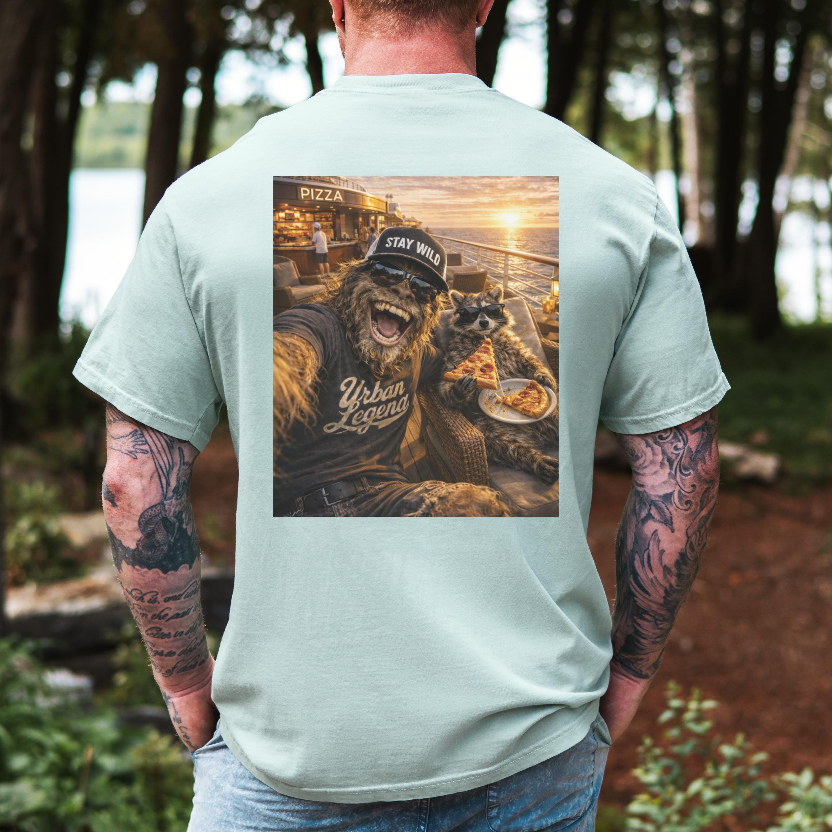 Cruise Shirt Raccoon Shirt Bigfoot Shirt Vacation Mode Beach Tee