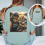 Boat Day Shirt Raccoon Bigfoot Tee Comfort Colors Lake Life Shirt