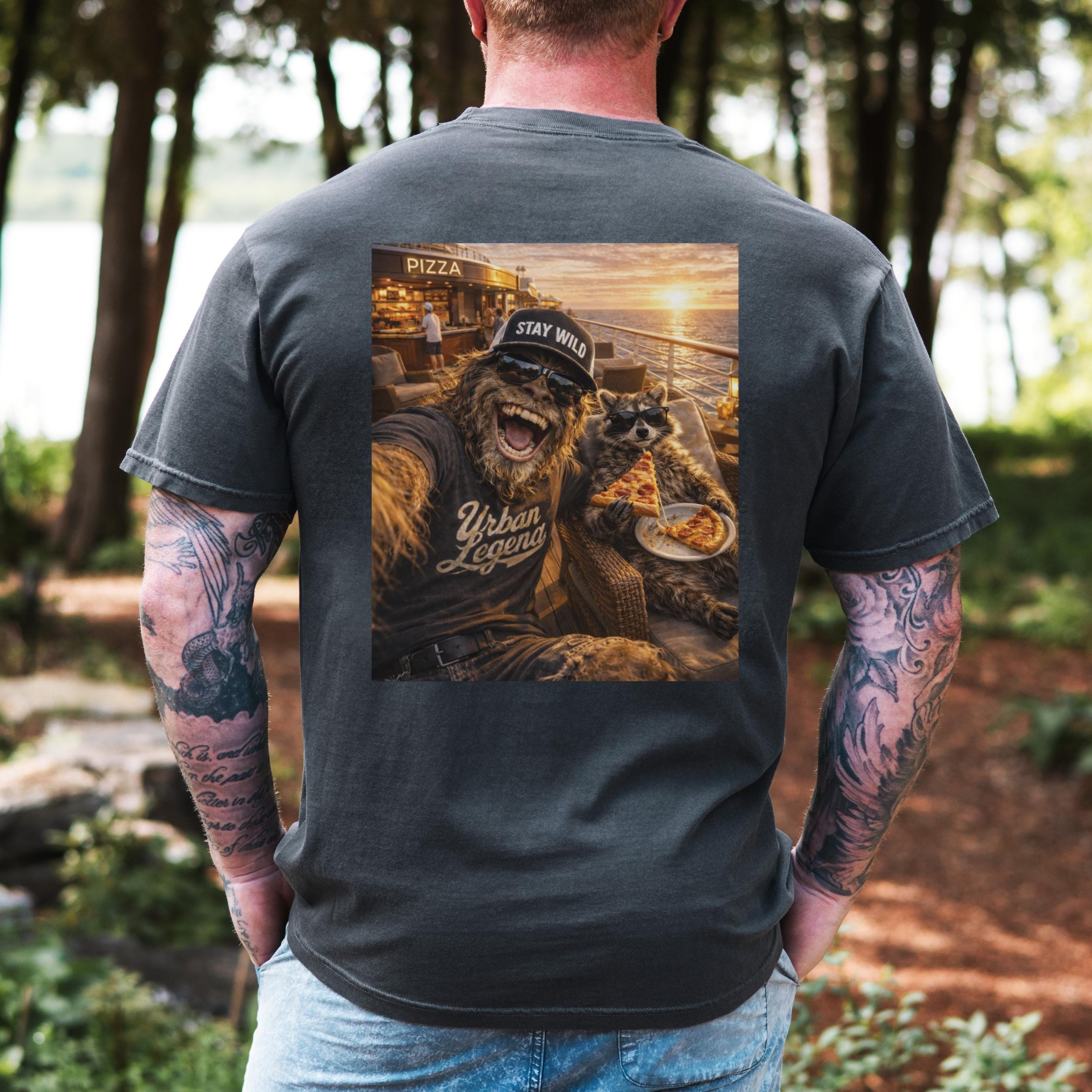Cruise Shirt Raccoon Shirt Bigfoot Shirt Vacation Mode Beach Tee