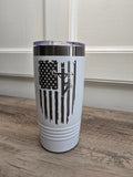 Lineman's Prayer 20oz Tumbler - Perfect Appreciation Gift for Lineman personalization close up