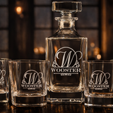 Personalized Whiskey Decanter Set Engraved Gift
