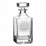 Personalized Whiskey Decanter Set – Engraved Decanter Gift with Glasses barware product view