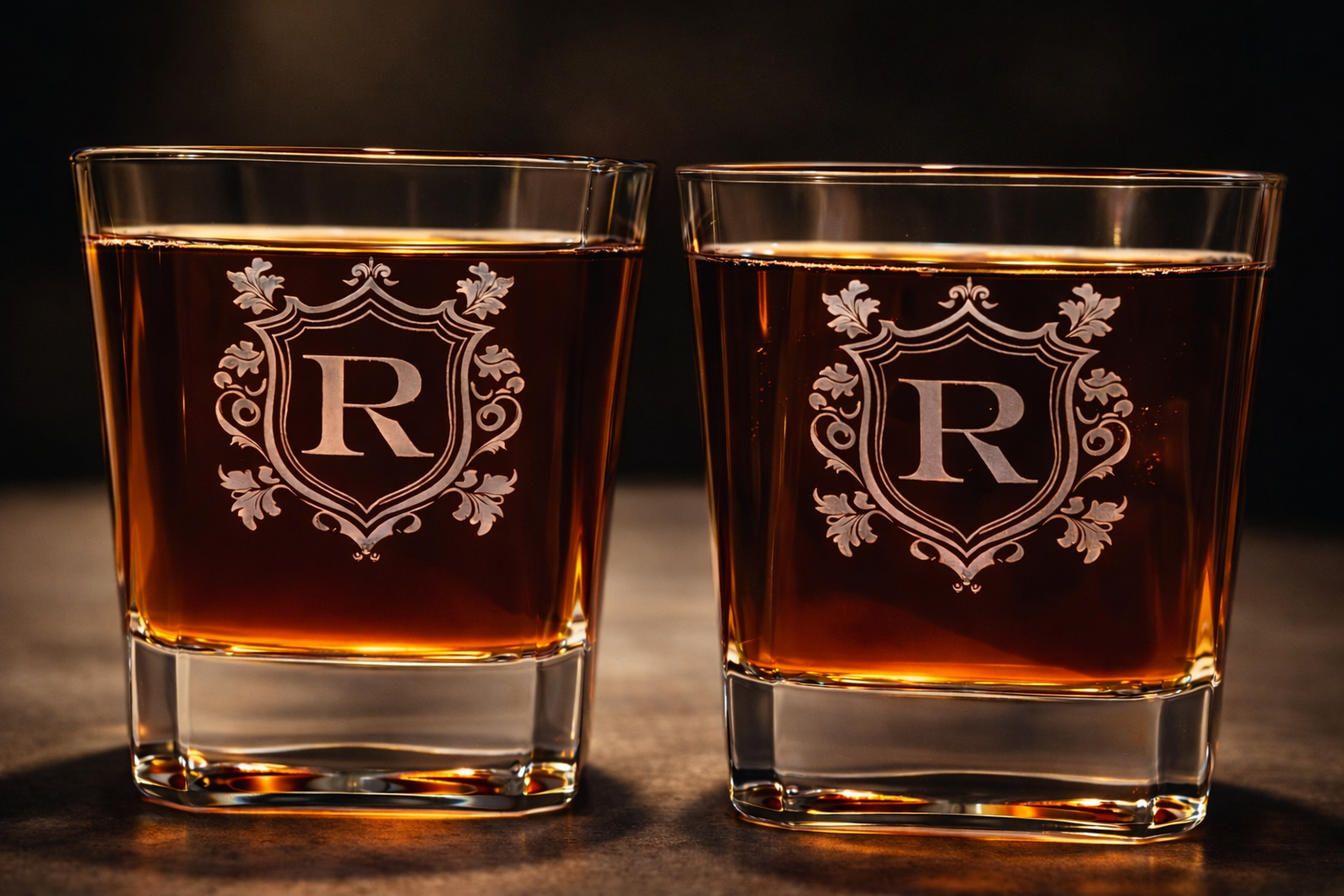 Personalized Whiskey Decanter Set – Engraved Decanter Gift with Glasses barware product view