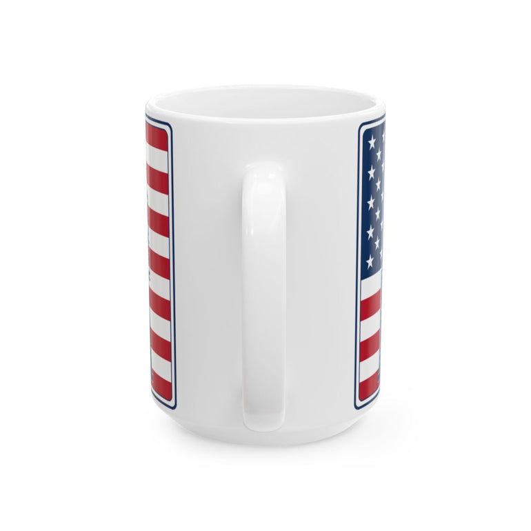 Handle-clearance view of the patriotic substation ceramic mug wrap