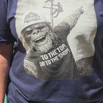 funny lineman shirt sasquatch selfie video preview lineworker apparel