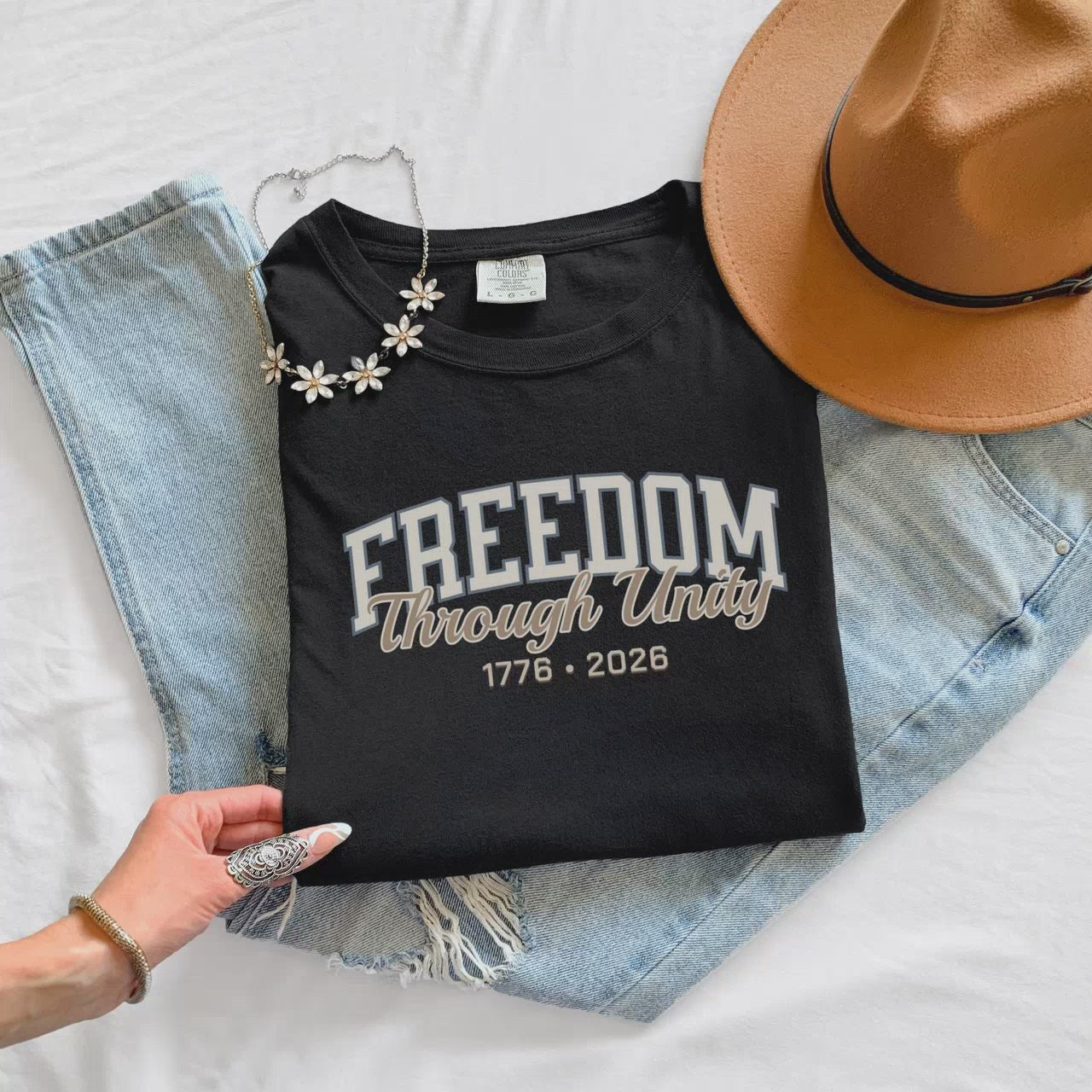 America 250 Freedom Shirt, 1776 2026 Patriotic Comfort Colors Tee