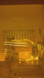 Laser engraving process for personalized lead free crystal whiskey glass