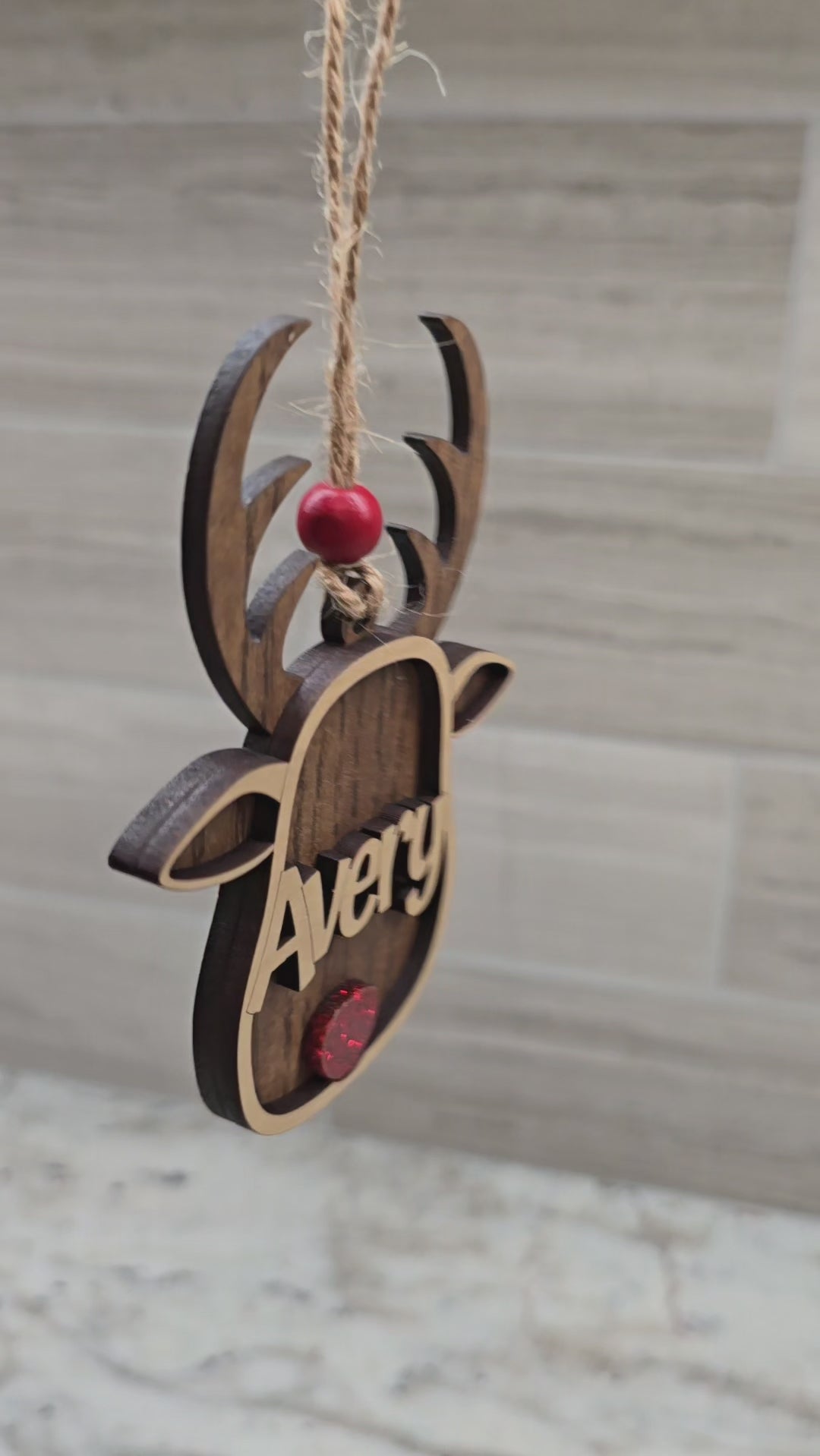 Video of custom reindeer