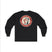 Black Reddy Kilowatt long sleeve shirt with vintage electrical trade back graphic